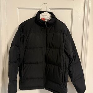 Classic Black Men's Puffer Jacket